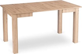 Stół Kwadratowy Rozkładany BEN 80-200 cm Dąb Artisan Skandynawski