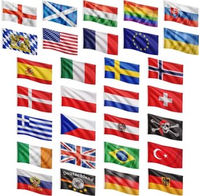 FLAGMASTER Flaga Ukrainy, 120 x 80 cm