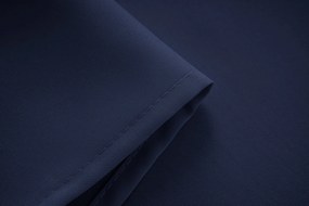 Granatowa zasłona OXFORD 140x250 cm Zawieszanie: Taśma z wiązaniami
