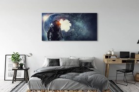 Zdjęcie na płótnie Postać w Świecie Mechanizmów