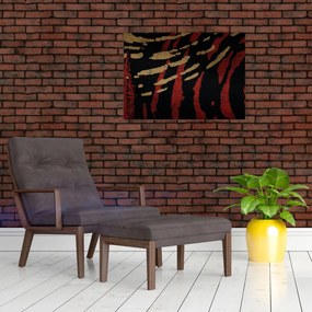 Obraz na szkle abstrakcji (70x50 cm)