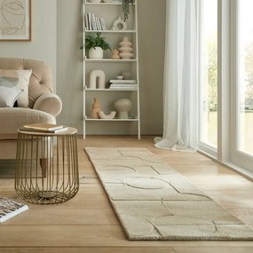 Beżowy wełniany chodnik 60x230 cm Gigi – Flair Rugs