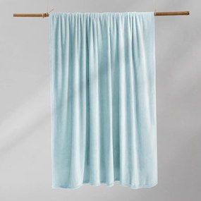 Jasnoniebieski koc z mikrowłókna DecoKing Mic, 160x210 cm