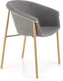 Fotel do jadalni z podłokietnikami K489