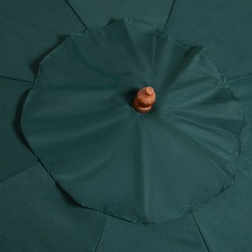 Outsunny Parasol ogrodowy 27m zielony z ochroną UV i stabilną konstrukcją | Aosom PL