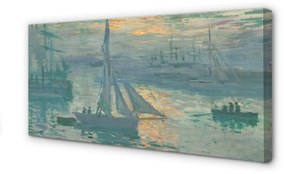 Obraz na płótnie Wschód słońca - Claude Monet