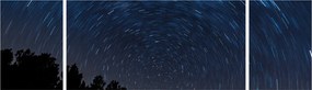 Obraz nocnego nieba (170x50 cm)