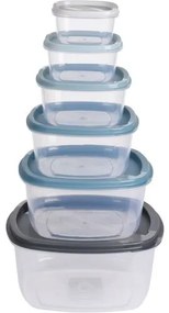 6-częściowy zestaw pojemnikow plastikowych
