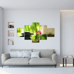Obraz narzędzi do masażu (125x70 cm)