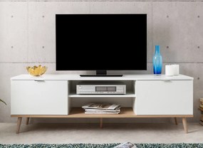 Skandynawska szafka RTV w stylu skandynawskim Goteborg