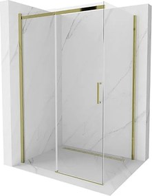 Mexen Omega kabina prysznicowa rozsuwana 120 x 90 cm, transparent, złota - 825-120-090-50-00