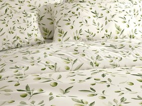 PrzytulneMieszkanie.pl PrzytulneMieszkanie.pl Bawełniana pościel OLIVE POLY zielona Rozmiar pościeli: 2 szt 70 x 90 cm | 200 x 220 cm