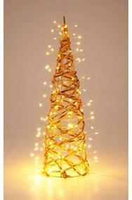 Zewnętrzna dekoracja świąteczna Świecący stożek, 40 x 12 cm, 160 diod LED, ciepła biała, 40 cm