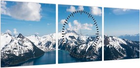 Obraz - Garibaldi Park (z zegarem) (90x30 cm)