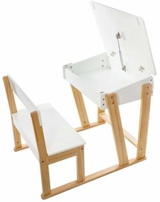 Biurko dziecięce retro ze schowkiem, Atmosphera for Kids