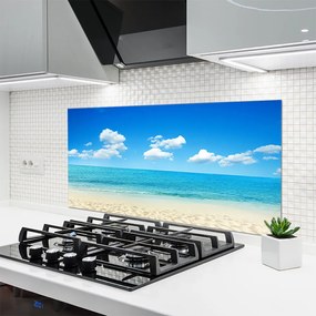 Panel Szklany Błękit Nieba nad Oceanem