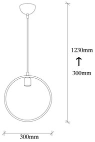 Czarna lampa wisząca Geonni – Opviq lights