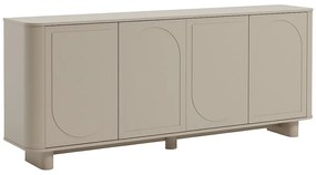 Kredens 4-drzwiowy - Taupe - BRISTANA