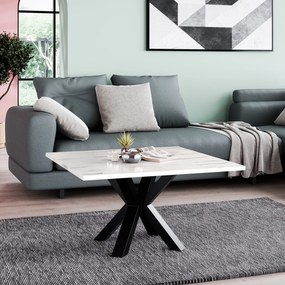 Kwadratowy stolik kawowy Noe z blatem 90x90 cm