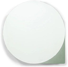 Zielonoszara metalowa wisząca szafka łazienkowa z lustrem 35x35 cm Sonnet – Spinder Design