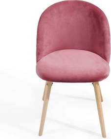 Zestaw krzeseł do jadalni , różowych, 2 szt