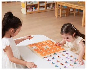 Viga gra pamięciowa memory zgadnij obrazki 10 kart montessori duża
