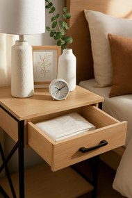 Stolik nocny Lesly z szuflad