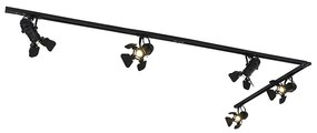 Inteligentny system szynowy czarny 5-świateł w tym Wifi GU10 - Movie