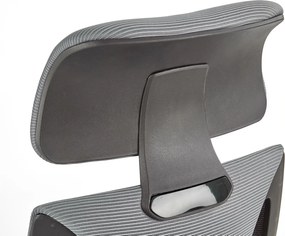 Obrotowe krzesło gabinetowe z zagłówkiem Valdez