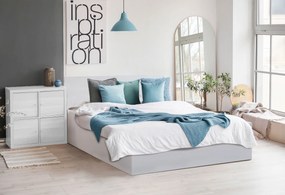 Łóżko  SOFIA 120 x 200 cm, białe Stelaż: Ze stelażem listwowym rolowanym, Materac: Materac Coco Maxi 20 cm