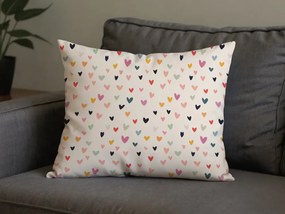 Bawełniana poszewka na poduszkę DOTHEARTS POLY 50x70 cm, kremowy