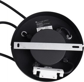 Zewnętrzna lampa wisząca czarna 3-punktowa IP44 - Cava