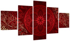 Obraz - Złote mandale (125x70 cm)