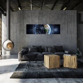 Obraz - Widok z kosmosu (170x50 cm)