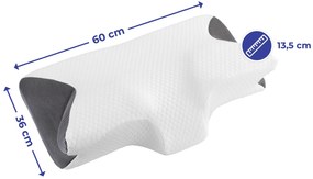 Poduszka pod głowę do spania na boku, memory foam, 60 x 36 cm