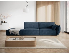 Ciemnoniebieski szezlong (prawostronny) Vanda – Mazzini Sofas