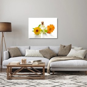 Obraz na szkle - kwiatowy olej (70x50 cm)
