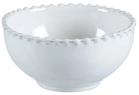 Biała miska kamionkowa Costa Nova Pearl, ⌀ 16 cm