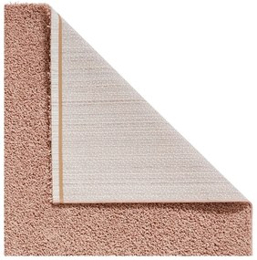 Łososiowy dywan z włókien z recyklingu odpowiedni do prania 120x170 cm Bali – Think Rugs