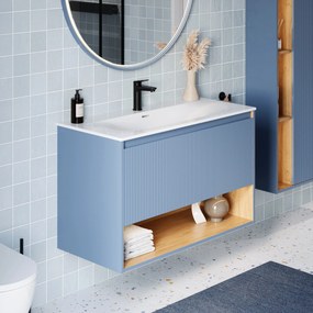 Szafka pod umywalkę BELDIVO 100 cm z umywalką ceramiczną