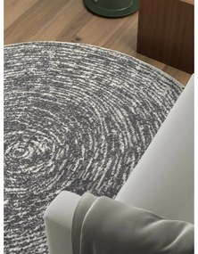 Szary/kremowy okrągły dywan ø 120 cm Gloria Cavallo – Hanse Home