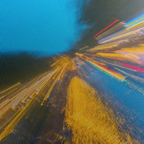 Obraz - Obraz abstrakcji (170x50 cm)