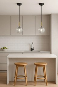 Lampa sufitowa szklana W7-D91