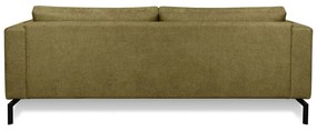 Musztardowa sofa 216 cm Gomero – Scandic