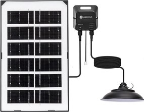 Aigostar - LED solarny żyrandol LED/35W/12V 3000 mAh 6500K śr. 15 cm
