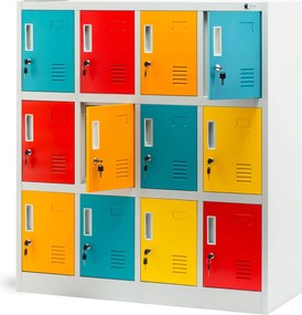 Szatnia do szkoły i przedszkola Ola 109x45x120 cm kolorowa