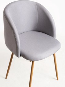 Krzeso z aksamitnej tkaniny