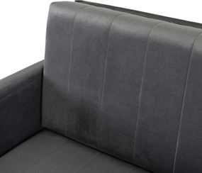 Fotel do Spania VERO 2 Rozkładany Dwuosobowy Amerykanka Szary Nowoczesny