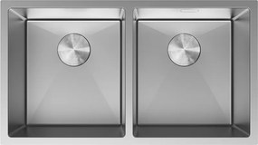 Mexen Binox zlewozmywak stalowy 2-komorowy 800 x 450 mm, inox - 6421802000-01
