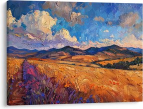 Obraz - Obraz olejny przedstawiający krajobraz (70x50 cm)